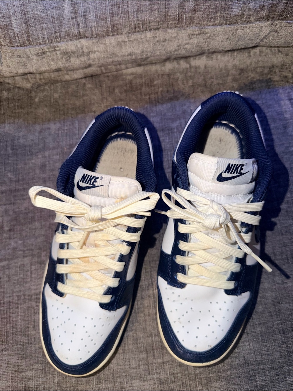 Nike Dunk Low Retro White Midnight Navy Men’s Size 8